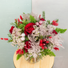 Bouquet de fleurs Noël Passion