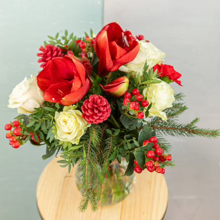 Bouquet de fleurs Cœur de Fête