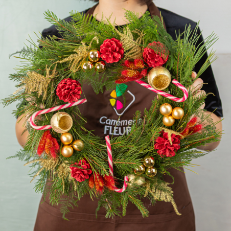 Couronne de Noël Esprit de Noël