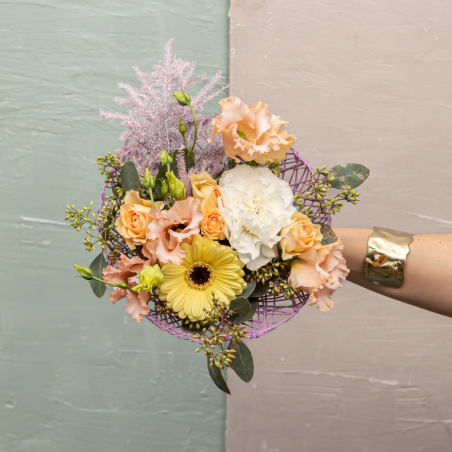 Bouquet Cœur Fleuri