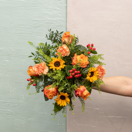 Bouquet de fleurs été indien
