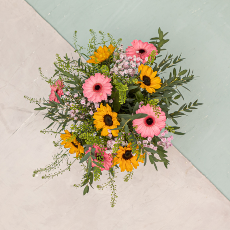 Bouquet de fleurs Bain de soleil