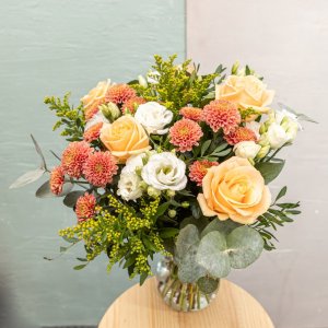 Bouquet de fleurs Douce Saison – Collection automne Esprit Mochaccino
