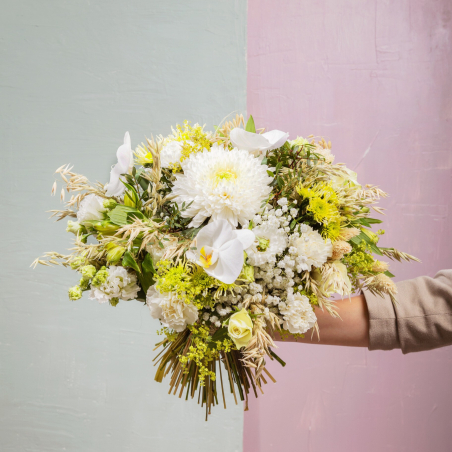 Bouquet du fleuriste blanc