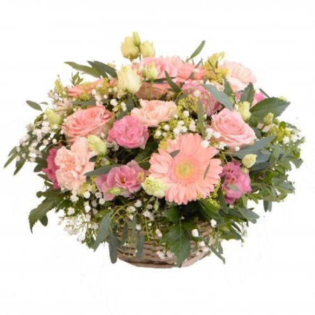Panier Fleuri pour le deuil