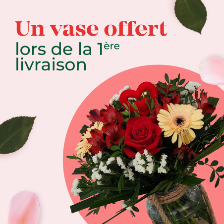 Notre abonnement de fleurs mensuel