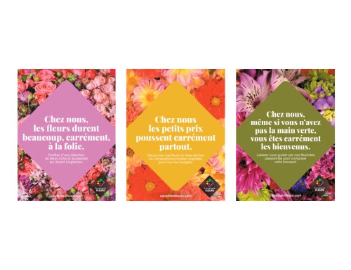 Carrément Fleurs dévoile sa nouvelle plateforme de marque